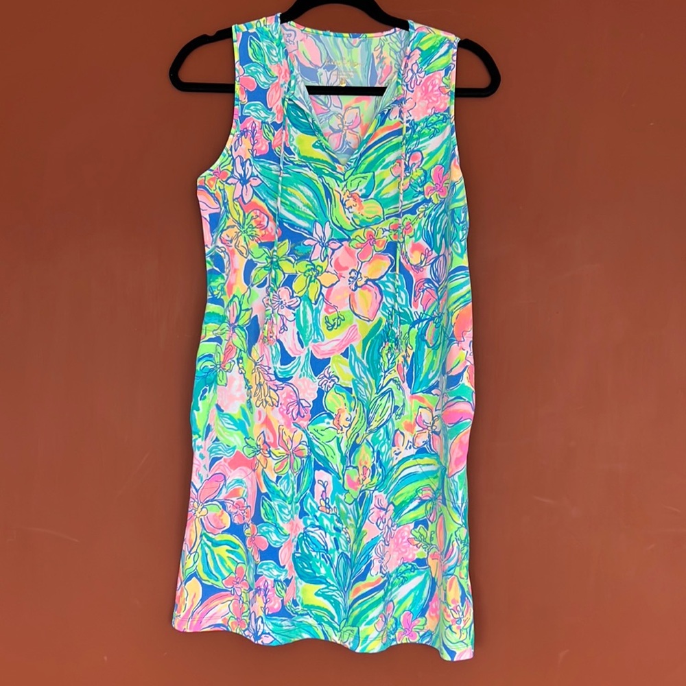 Lilly Pulitzer Nylon/Spandex Athletic Dress with Pockets